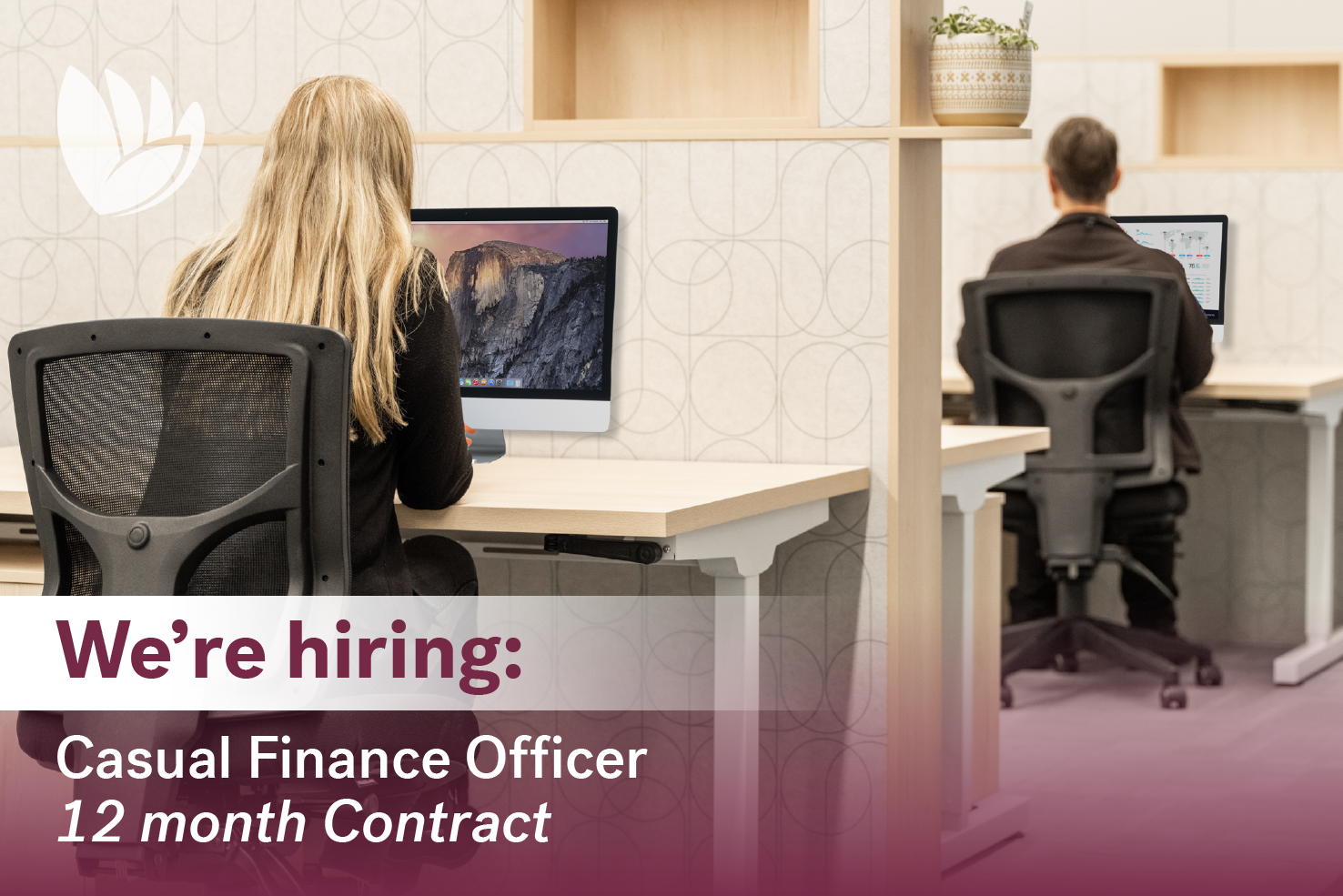 We're Hiring: Casual Finance Officer - 12 month CONTRACT